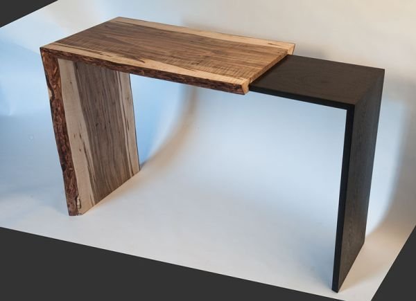 ADJUS Maple and Wenge Console Table
